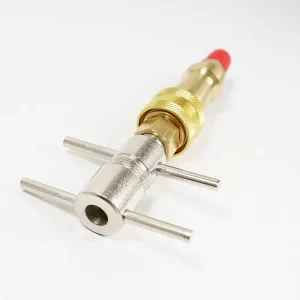 Valve de Charge Rapide 1/4" + Adaptateur Laiton – Spécial Frigoriste & SAV Froid