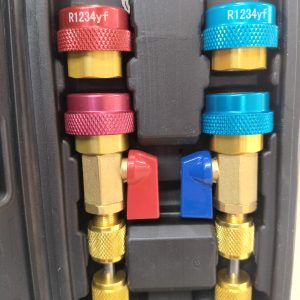 Coffret Raccords Rapides R134/R1234yf PRO – Clim Auto Haute & Basse Pression