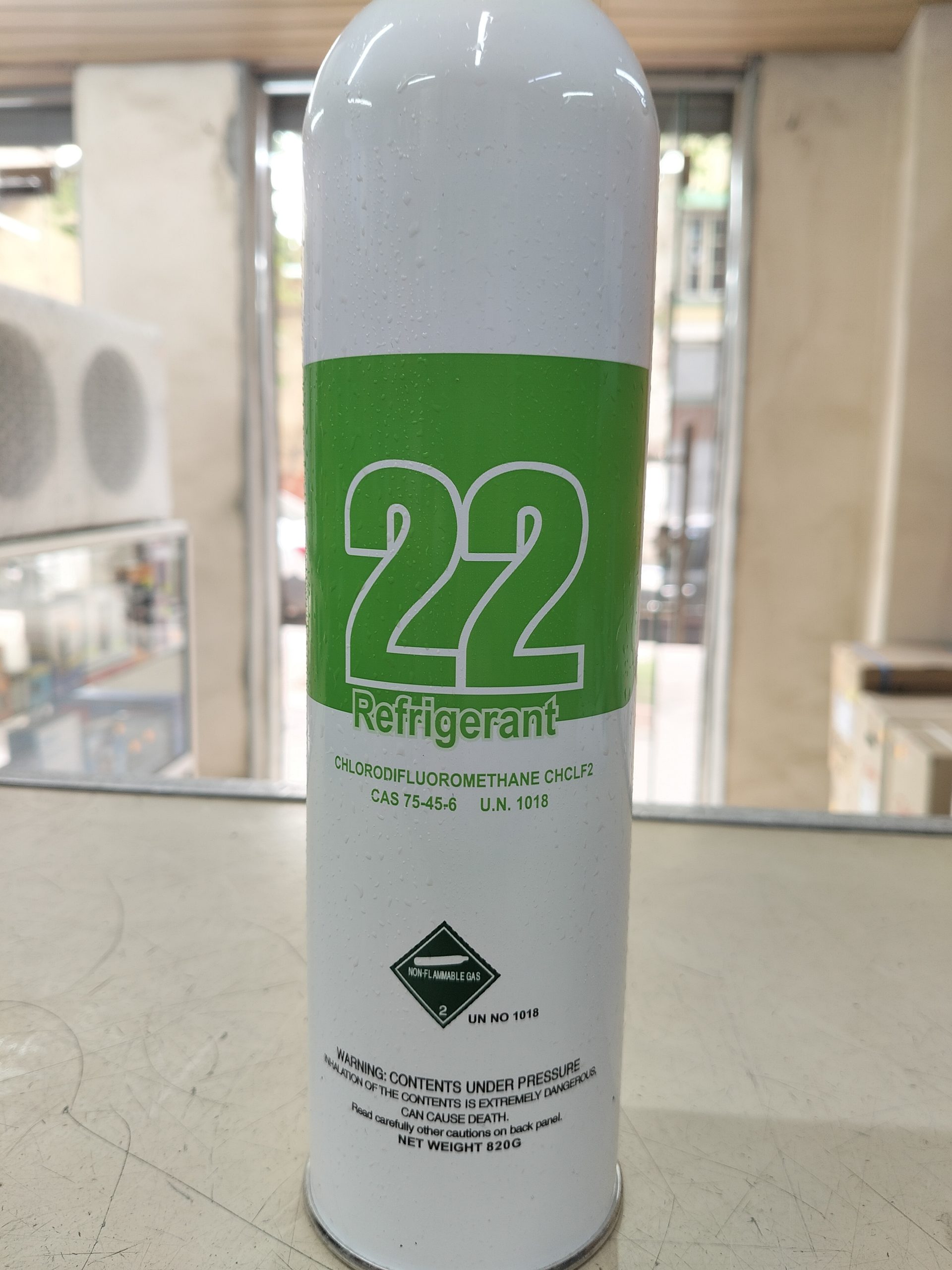 Bouteille Gaz R22 (820g) – Fluide Frigorigène pour Ancienne Clim / Froid