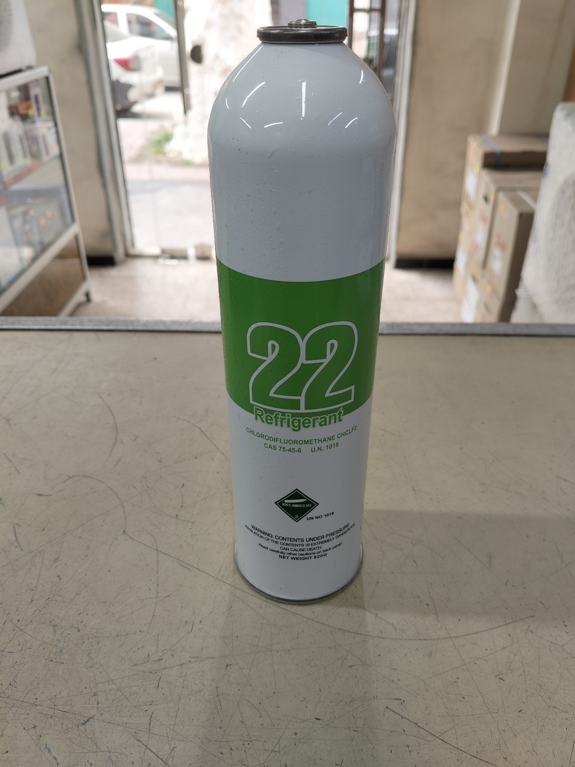 Bouteille Gaz R22 (820g) – Fluide Frigorigène pour Ancienne Clim / Froid – Image 3