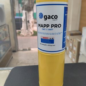 Bouteille Gaz MAPP PRO Gaco (400g) – Haute Température 1982°C (Brasage Clim/Frigo)