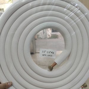 Kit Liaison climatiseur 7m - 1/4" 1/2" - Aluminium Isolé avec Écrous