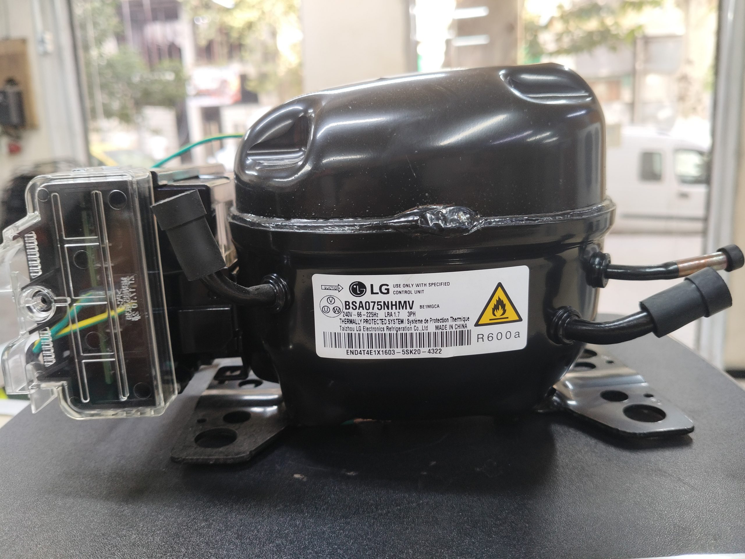 Compresseur Inverter LG BSA075NHMV – R600a, 220-240V, Pour Réfrigérateur & Congélateur