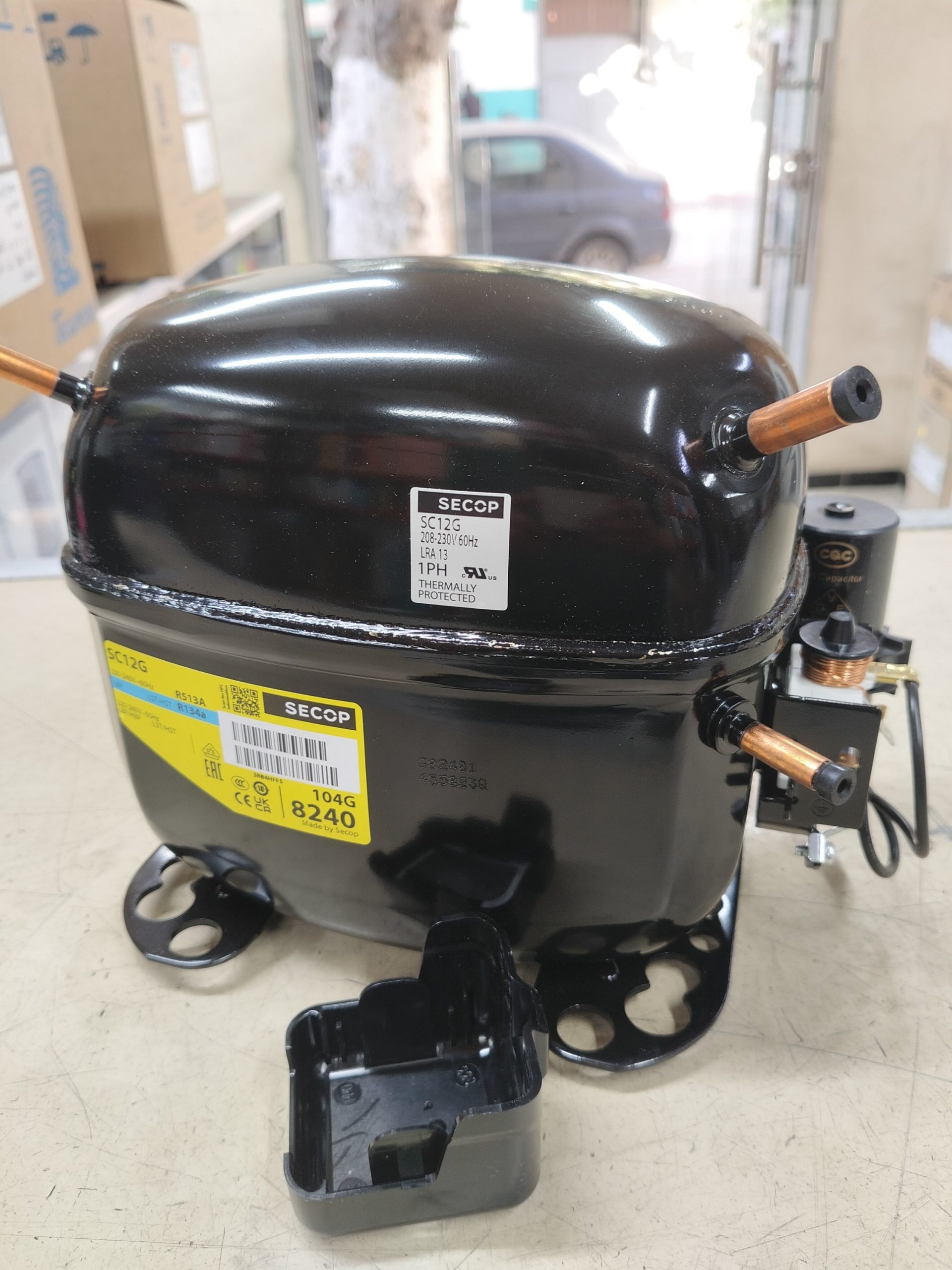 compresseur SECOP SC12G - 3/8HP - Gaz R134a (MBSM / Danfoss/104G8240) – Image 2