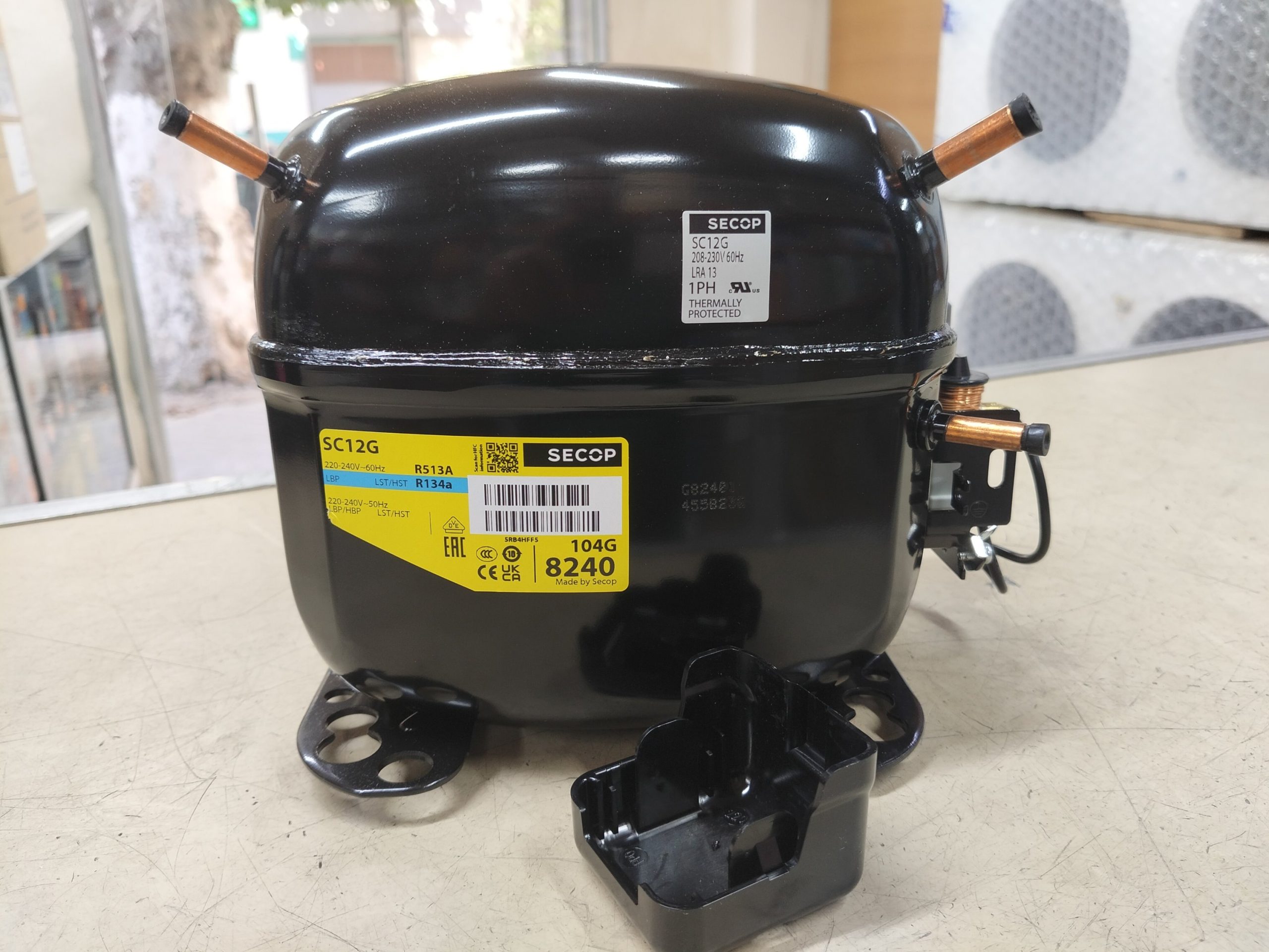 compresseur SECOP SC12G - 3/8HP - Gaz R134a (MBSM / Danfoss/104G8240) – Image 3