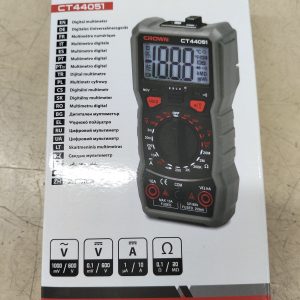 Multimètre Digital Portable CROWN CT44051 - Testeur Numérique 600V 10A