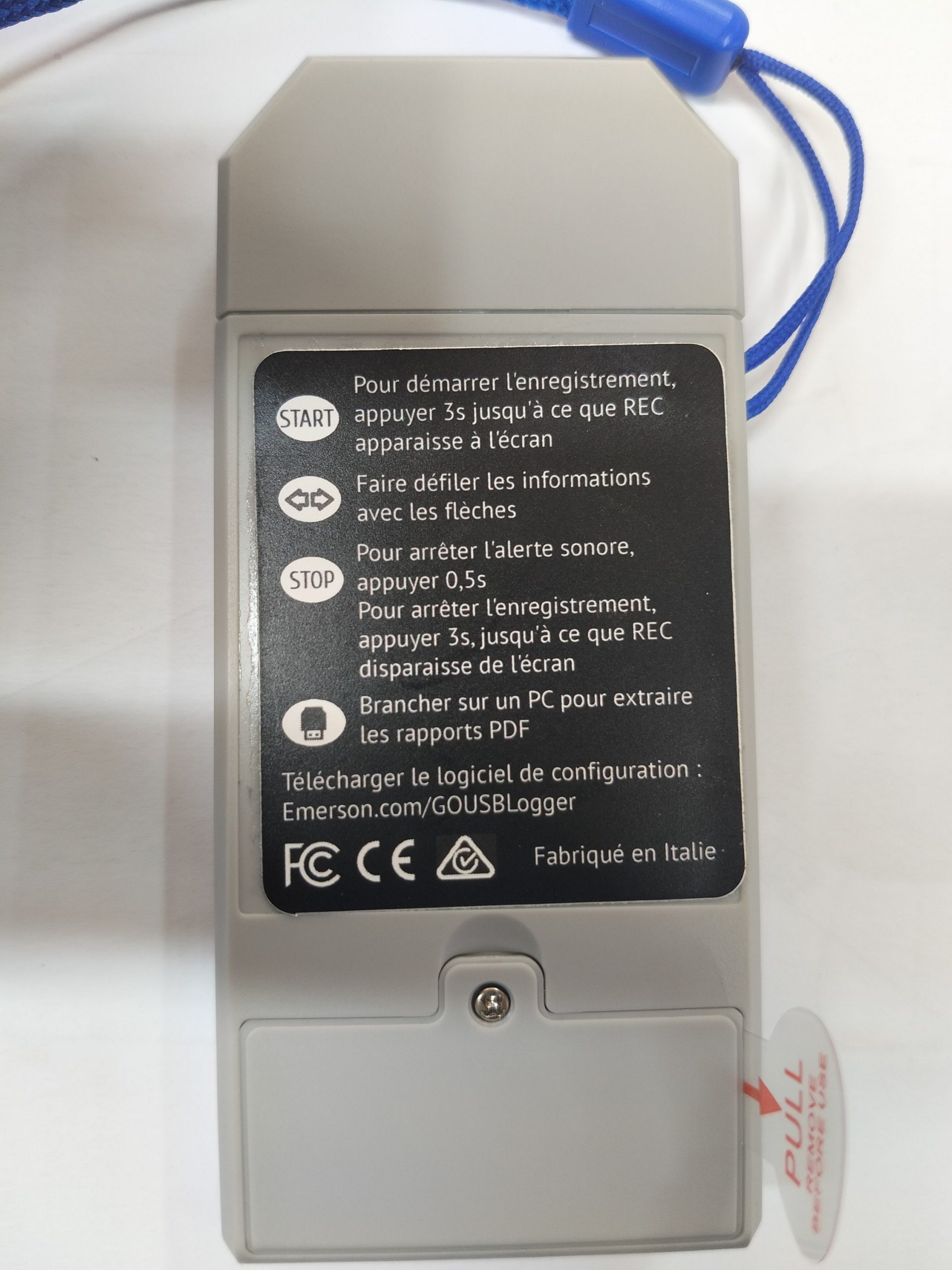 Enregistreur de Température et Humidité GO USB Copeland TH1XD - Data Logger Réutilisable – Image 2