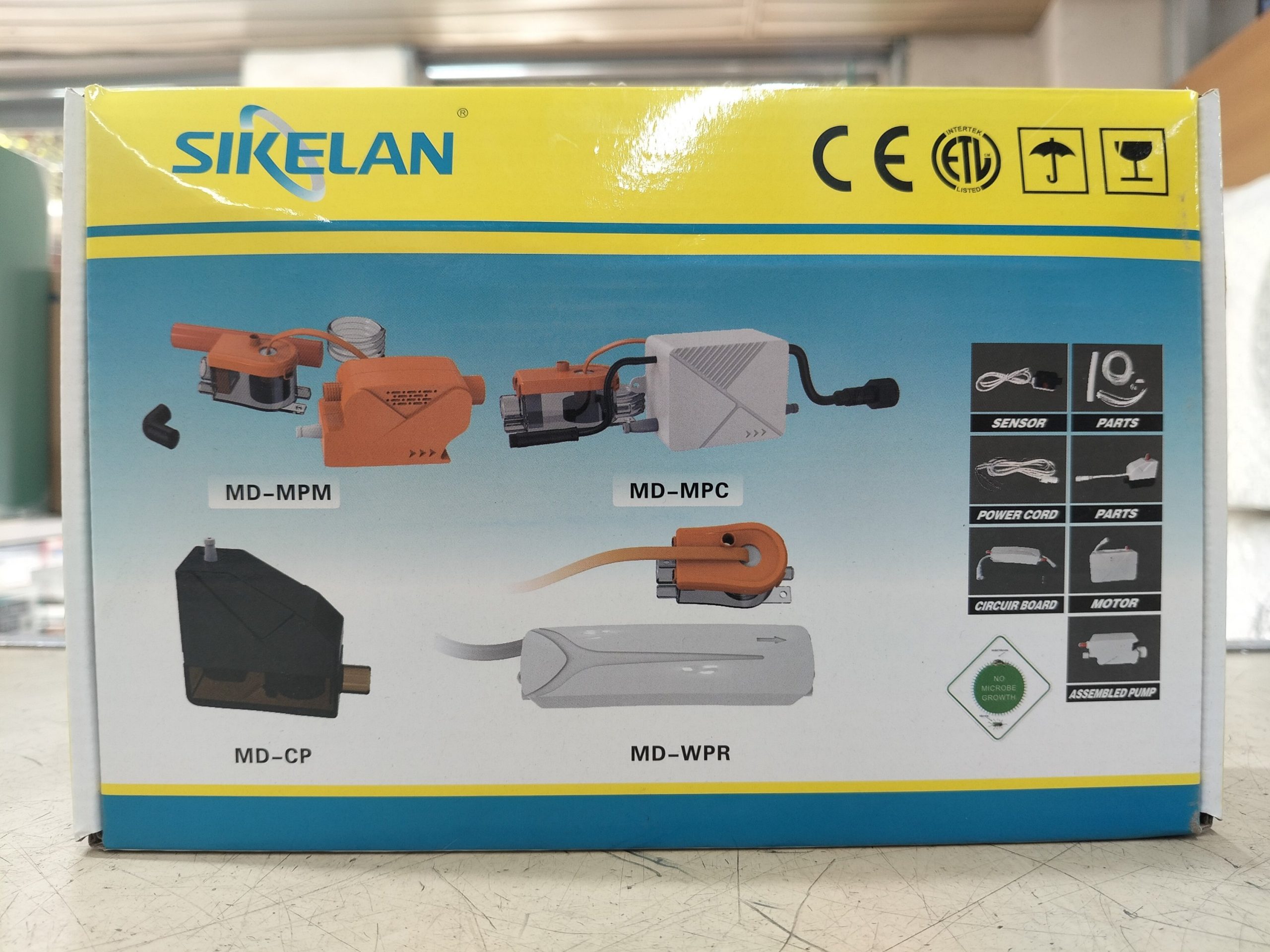 Pompe de Relevage de Condensats SIKELAN – Mini Pompe pour Climatiseur 12m
